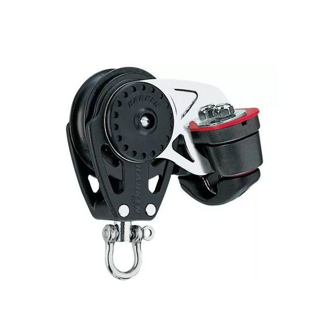 Harken 40mm Carbo Block, 1-scheibig, mit Klemme